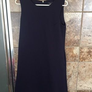 Navy blue shift dress